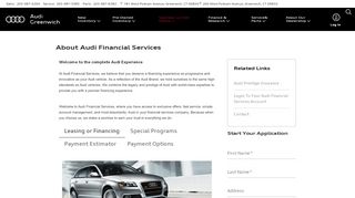 
                            3. Getting Started on Audi Financing | Connecticut Audi Dealership