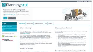 
                            1. Getting Started on ePlanning Scotland