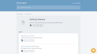 
                            4. Getting Started | Socrative Support