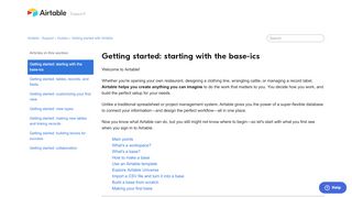 
                            4. Getting started: starting with the base-ics – Airtable ...