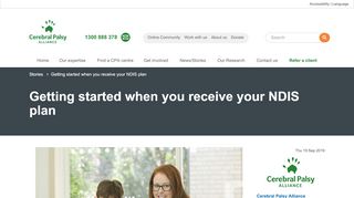 
                            8. Getting started when you receive your NDIS plan | Cerebral Palsy ...