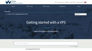 
                            3. Getting started with a VPS | OVH Guides