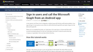 
                            4. Getting started with Android - Microsoft identity platform ...