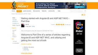 
                            10. Getting started with AngularJS and ASP.NET MVC - Part One