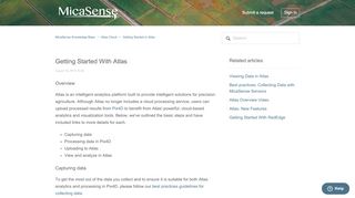 
                            7. Getting Started With Atlas – MicaSense Knowledge …