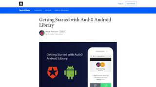 
                            8. Getting Started with Auth0 Android Library - DroidPlate - Medium