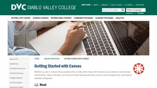 
                            4. Getting started with Canvas - Diablo Valley College