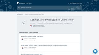 
                            7. Getting Started with Edublox Online Tutor | …