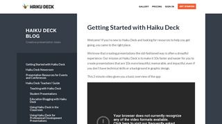 
                            8. Getting Started with Haiku Deck - Haiku Deck Blog