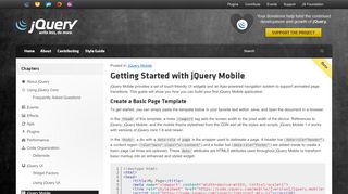 
                            6. Getting Started with jQuery Mobile | jQuery Learning Center