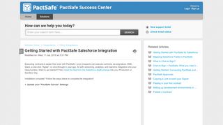 
                            3. Getting Started with PactSafe Salesforce Integration - Support