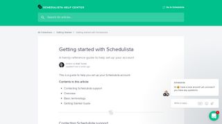 
                            6. Getting started with Schedulista | Schedulista Help Center