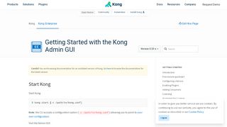 
                            5. Getting Started with the Kong Admin GUI - v0.33-x | Kong ...