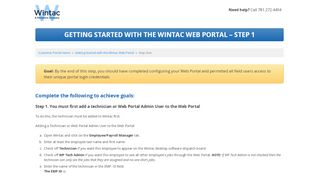 
                            5. Getting Started with the Wintac Web Portal – Step 1 | The All-in ...