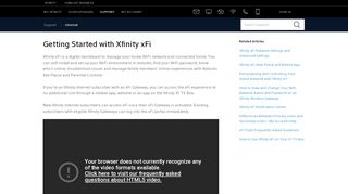 
                            1. Getting Started with Xfinity xFi