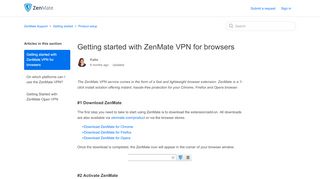 
                            5. Getting started with ZenMate VPN for browsers – …