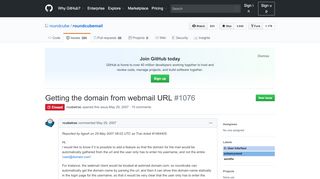 
                            8. Getting the domain from webmail URL · Issue #1076 ...