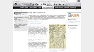 
                            9. Getty Research Portal™ (Getty Research Institute) - The Getty