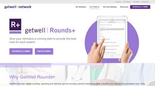 
                            1. GetWell Rounds+ - Digital patient rounding tool | GetWellNetwork