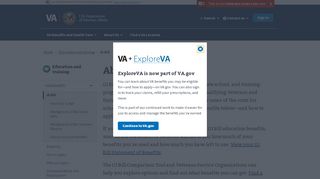 
                            6. GI Bill | Veterans Affairs - va.gov