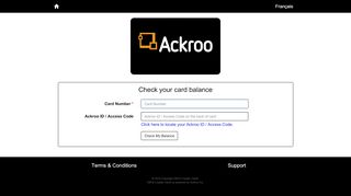 
                            4. Gift & Loyalty Cards - Ackroo