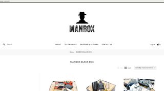 
                            7. Gifts for Men - manbox.ca