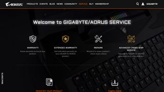 
                            5. GIGABYTE AORUS Service