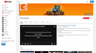 
                            4. Gioco Digitale - YouTube