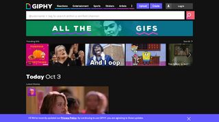 
                            11. GIPHY | Search All the GIFs & Make Your Own …