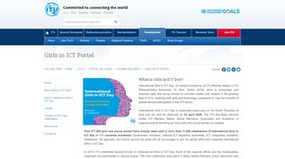 
                            7. Girls in ICT Portal - ITU