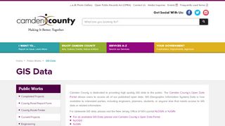 
                            9. GIS Data | Camden County, NJ