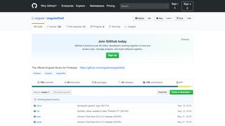 
                            5. GitHub - angular/angularfire2: The official Angular ...