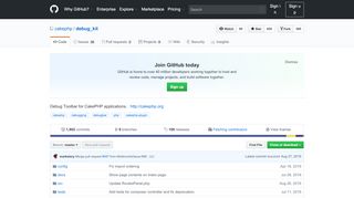 
                            8. GitHub - cakephp/debug_kit: Debug Toolbar for …