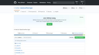 
                            8. GitHub - CoXier/stackoverflow-login: A robot for ...