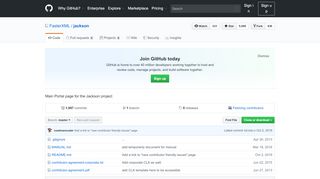 
                            7. GitHub - FasterXML/jackson: Main Portal page for …