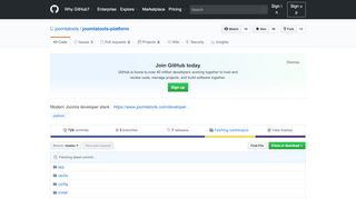 
                            7. GitHub - joomlatools/joomlatools-platform: …