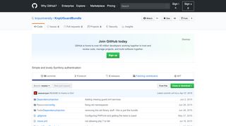 
                            6. GitHub - knpuniversity/KnpUGuardBundle: Simple …