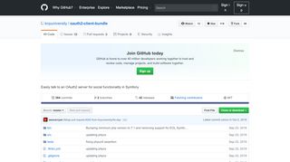 
                            3. GitHub - knpuniversity/oauth2-client-bundle: Easily …