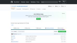 
                            8. GitHub - microsoft/vscode-azure-account: Common Azure ...