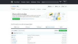 
                            7. GitHub - vladkens/VK: The PHP class for vk.com …