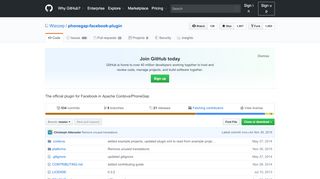 
                            6. GitHub - Wizcorp/phonegap-facebook-plugin: The official plugin for ...