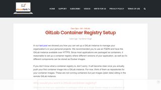 
                            7. GitLab Container Registry Setup – Linux Hint