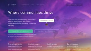 
                            1. Gitter — Where developers come to talk.
