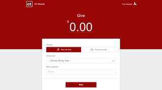 
                            5. Give to CT Church - Pushpay
