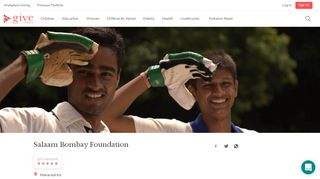 
                            9. GiveIndia - Salaam Bombay Foundation