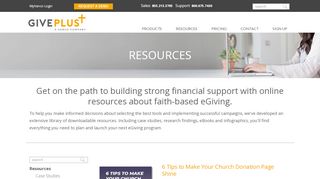 
                            8. GivePlus Resource Center | GivePlus