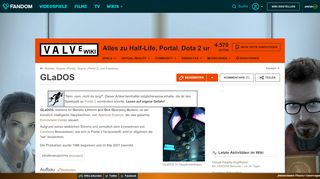 
                            3. GLaDOS | Valve Wiki | FANDOM powered by Wikia