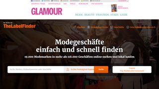 
                            9. GLAMOUR LabelFinder - der beste Weg Modemarken in ...