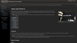 
                            7. Glass Light (Portal 2) - Valve Developer Community