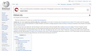 
                            1. Global city - Wikipedia